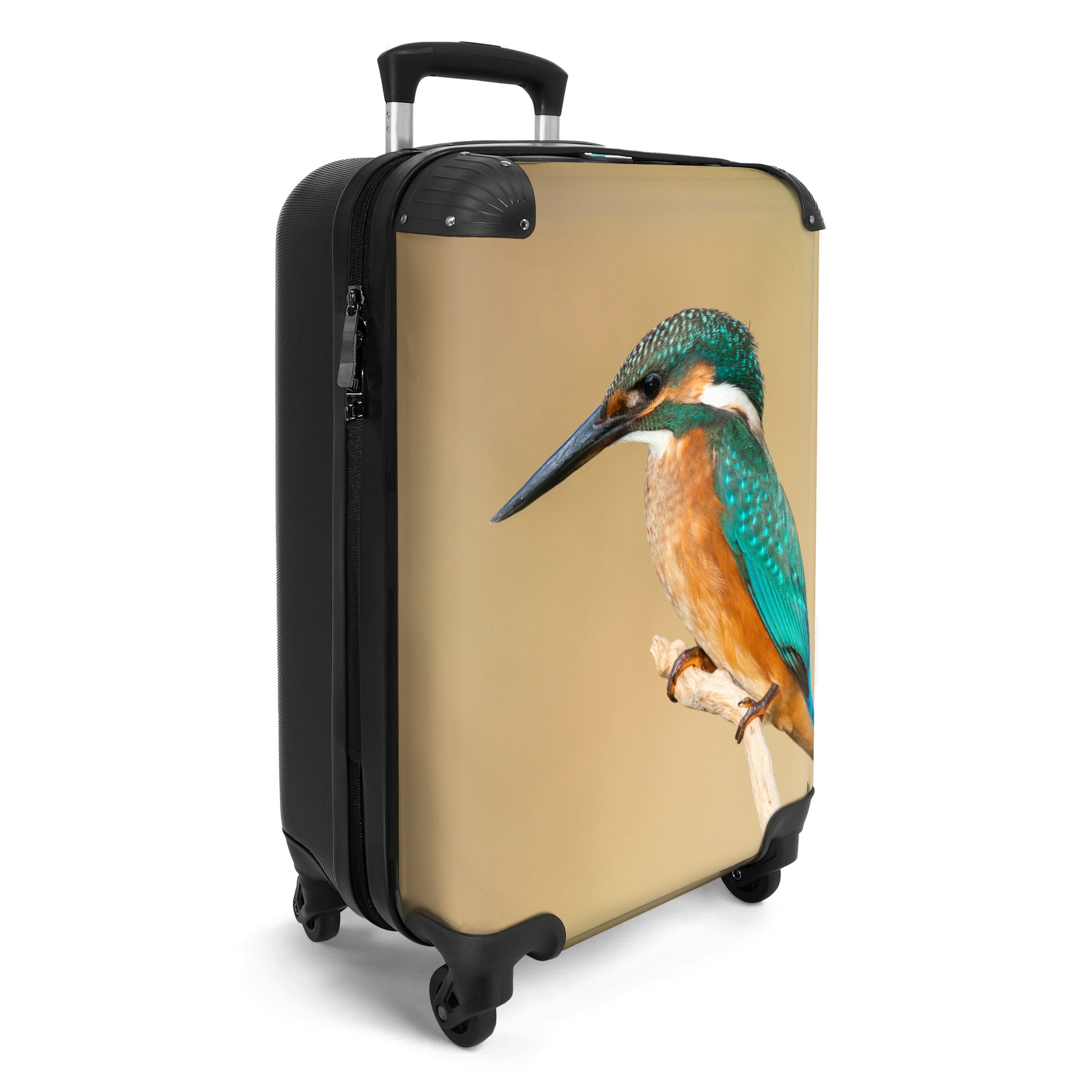 NoBoringSuitcases.com© Hartschalen-Trolley Eisvogel - Tiere - günstig online kaufen