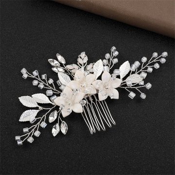 Fivejoy Diadem Braut-Haar-Accessoires, Strass Hochzeit Anmutige Haar-Accessoires