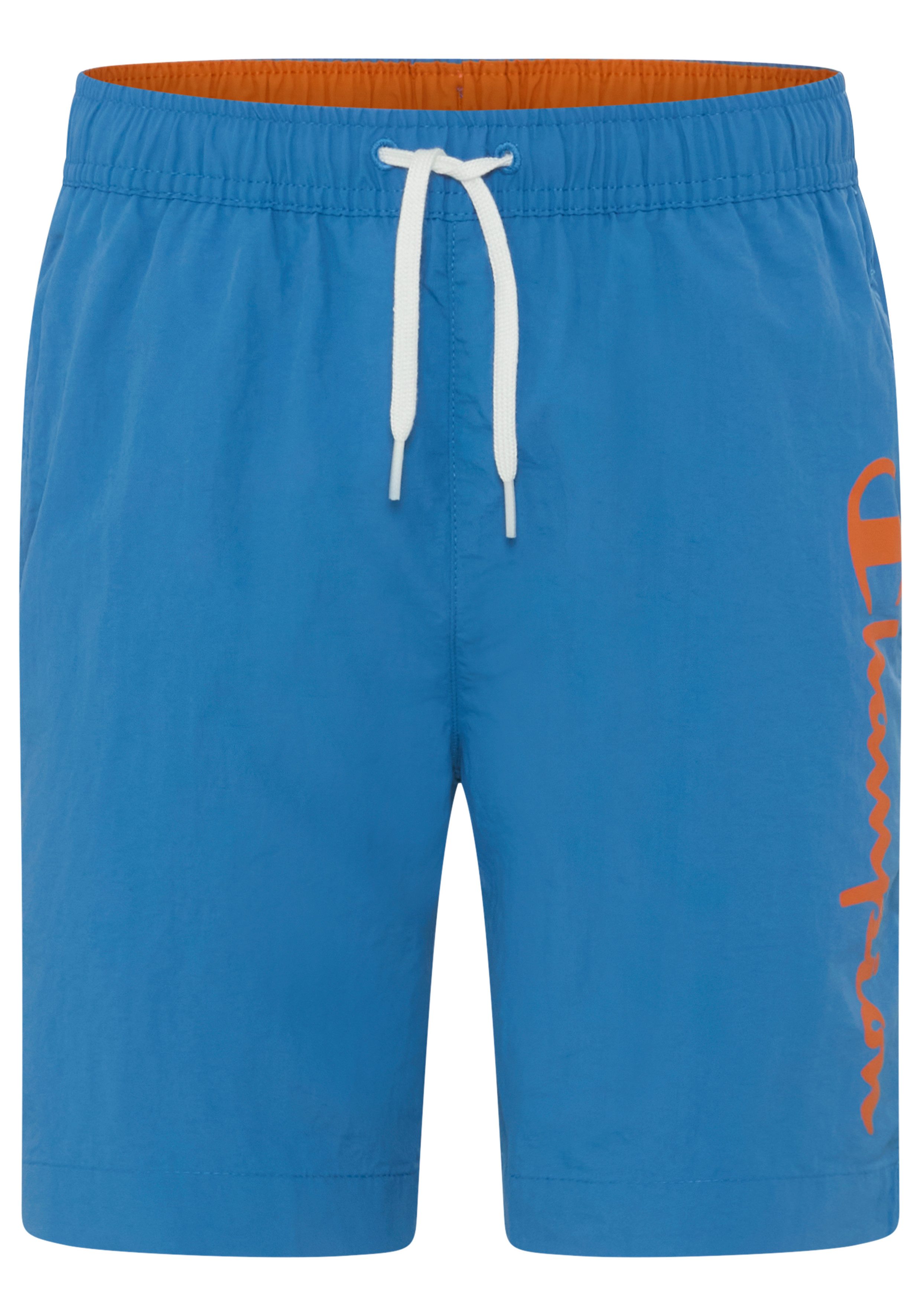 Champion Badeshorts Boys' beach shorts with big Logo für Kinder und Jugendliche geeignet, mit Innenslip aus Polyester