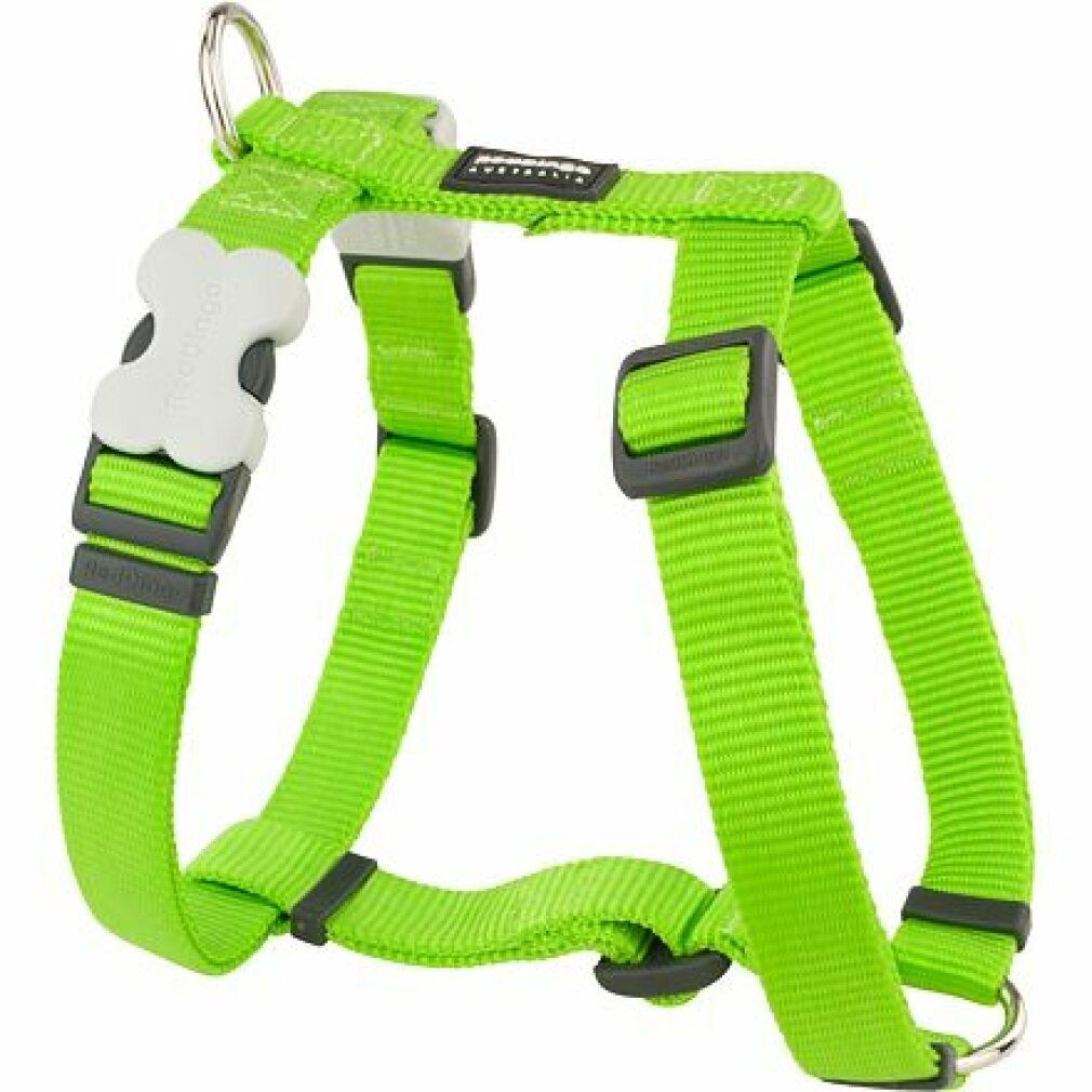 Red Dingo Hunde-Geschirr Hundegeschirr weich 30-48 cm Neongrün