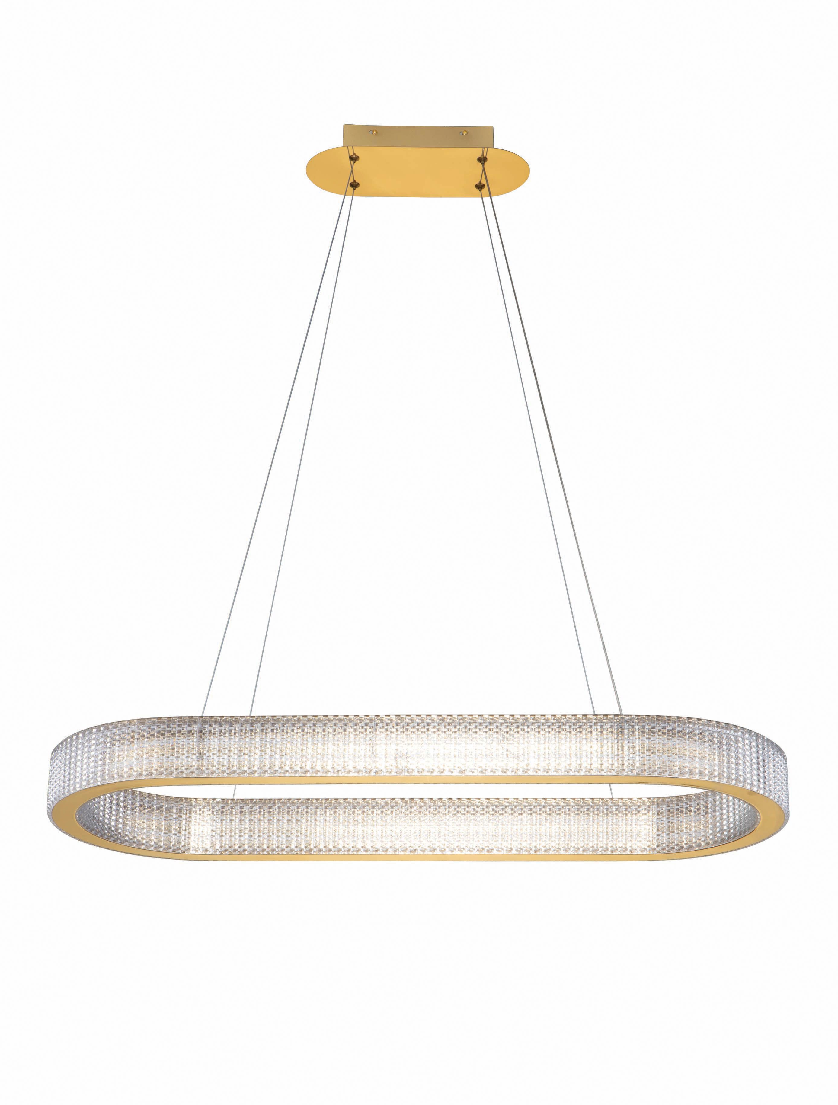 Nova Luce Pendelleuchte KINARA, LED fest integriert, Warmweiß