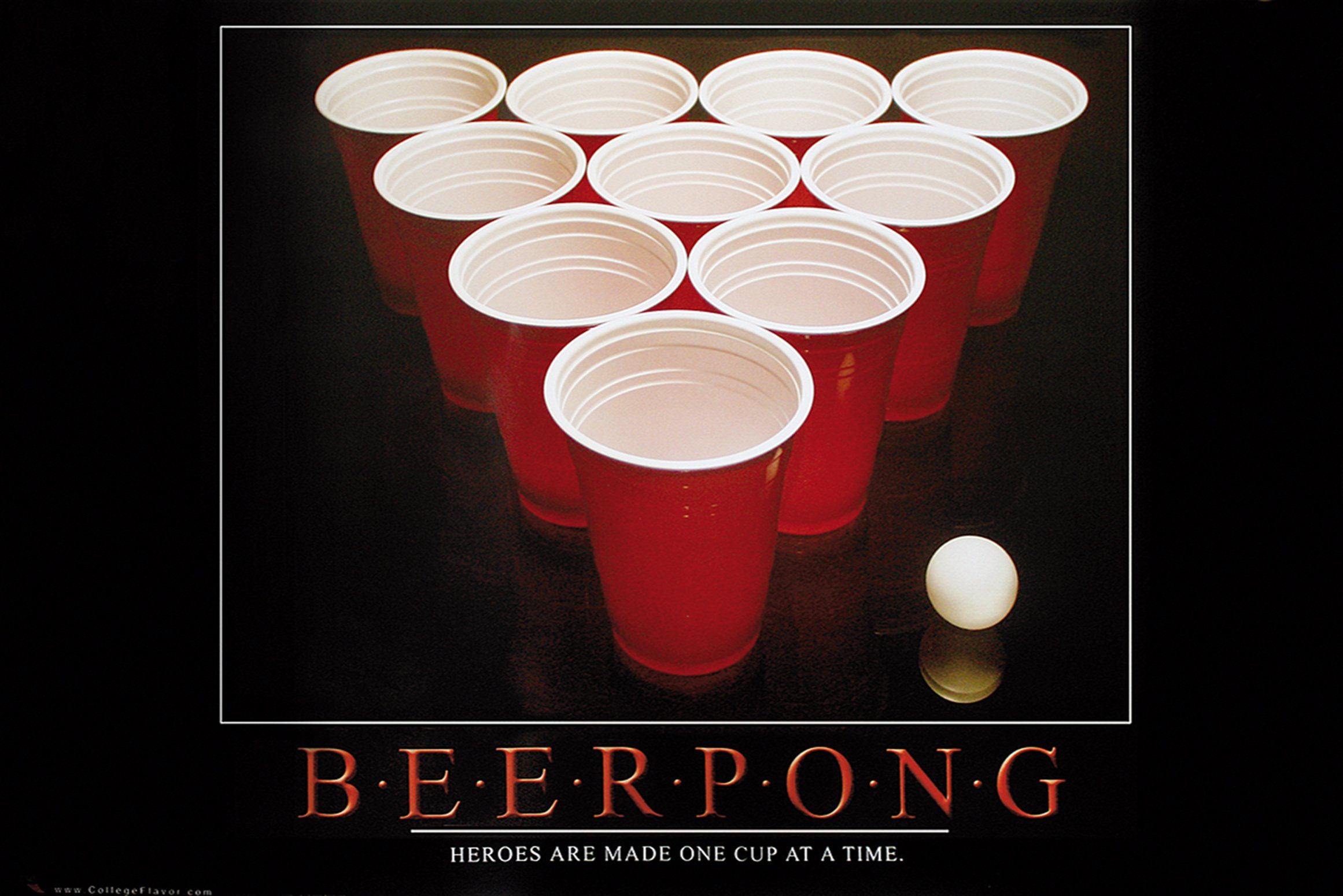 Close Up Poster Beer Pong Poster 91,5 x 61 cm