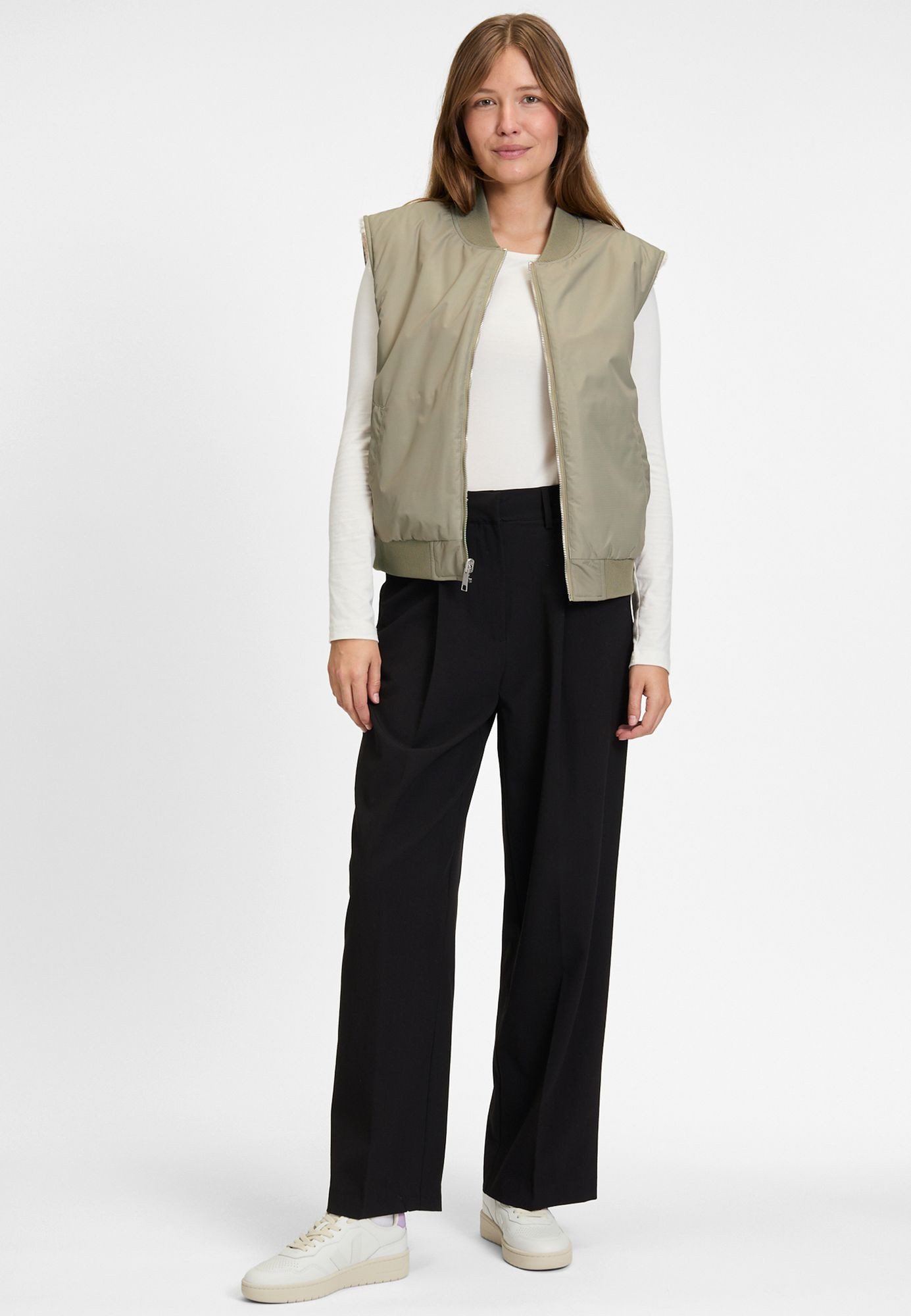 COVERED Plüschweste Terry L70053CO Wendeweste: Teddyfleece mit leichtem Rip günstig online kaufen