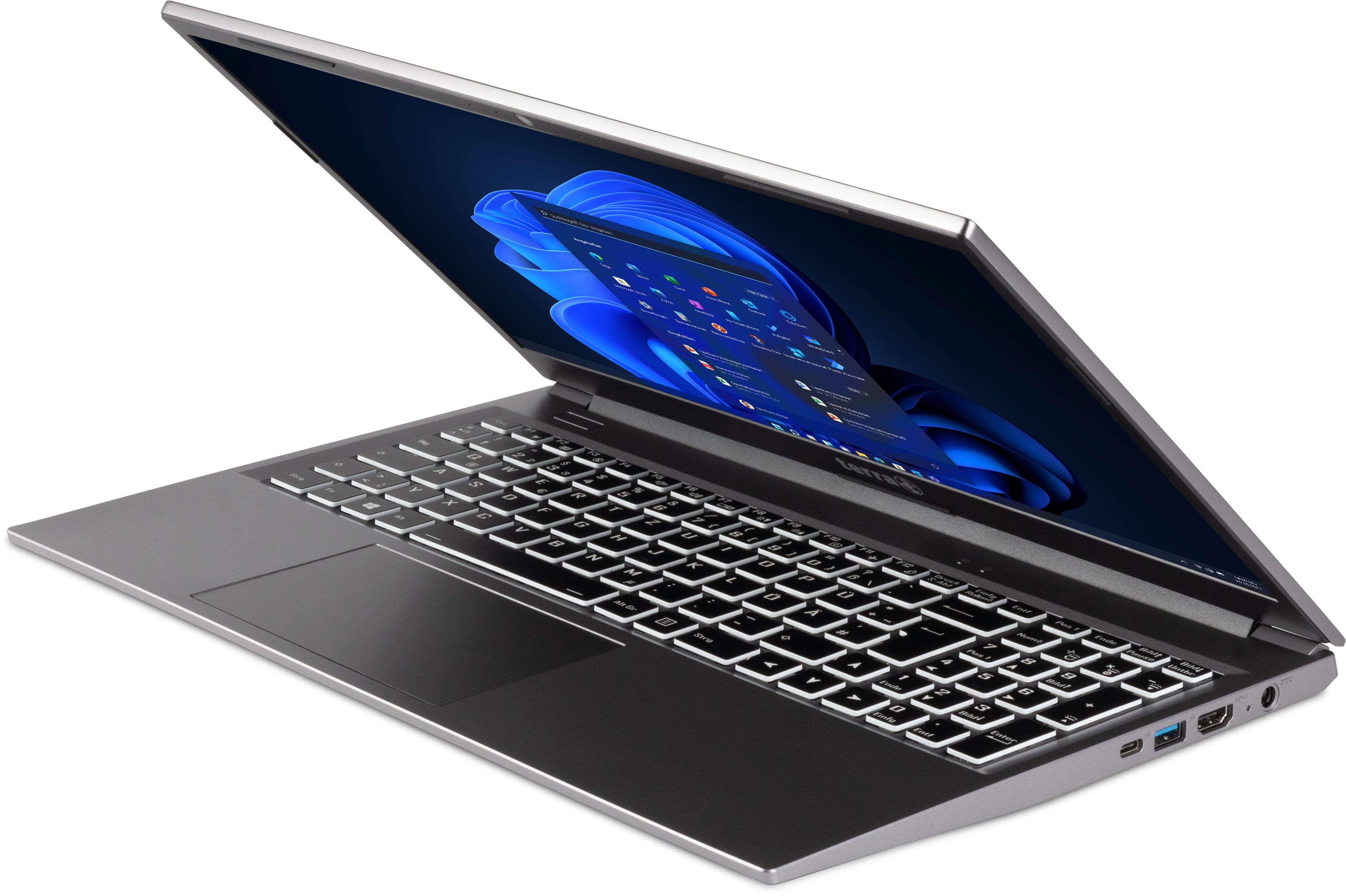 TERRA Terra Mobile 1517R Notebook (39,6 cm/15.6 Zoll, Intel Intel Core i3, onboard, 8 GB, 500 GB SSD, Alu-Gehäuse)