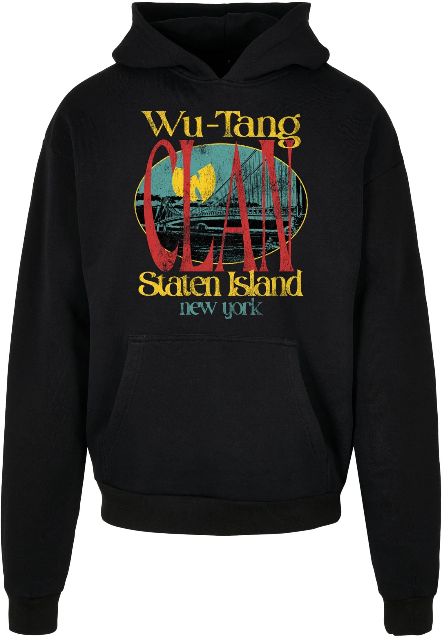 Mister Tee Sweater Herren Upscale Staten Heavy by Oversize Hoodie Wu Tang (1-tlg) Island