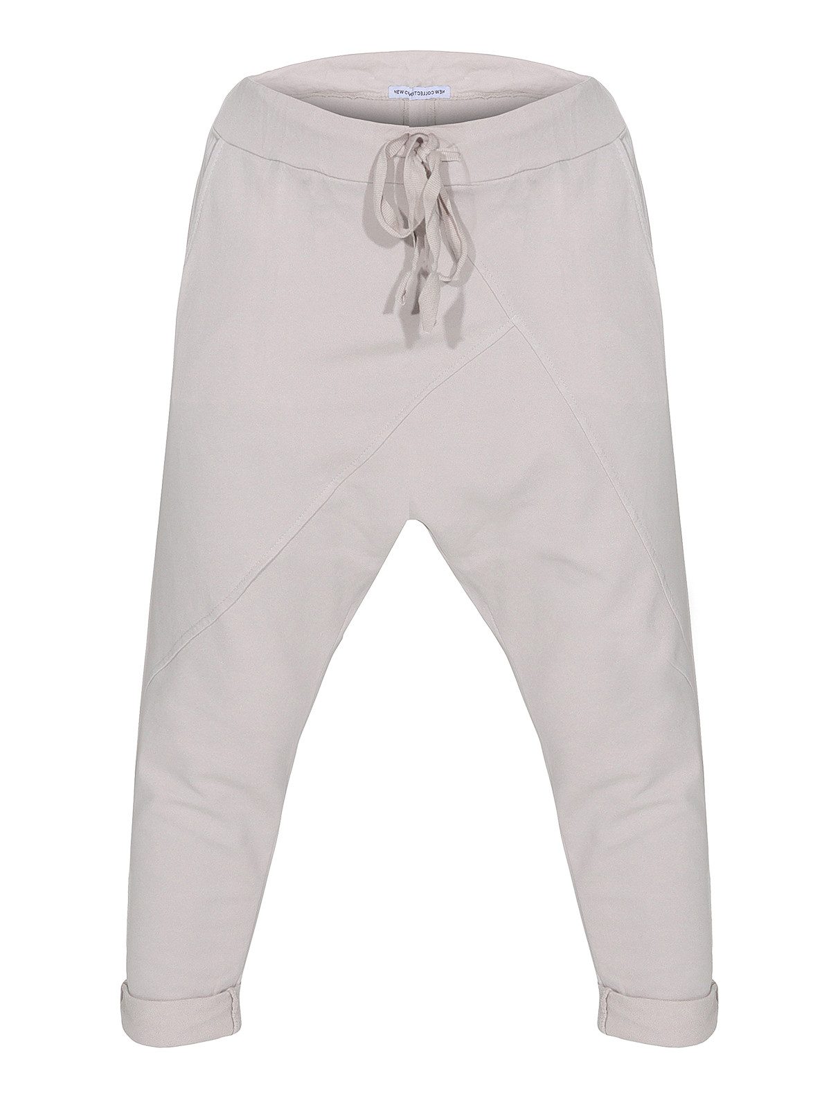 CLEO STYLE Jogginghose Damen Jogginghose 104 Beige Elastikbund mit Tunnelzu günstig online kaufen