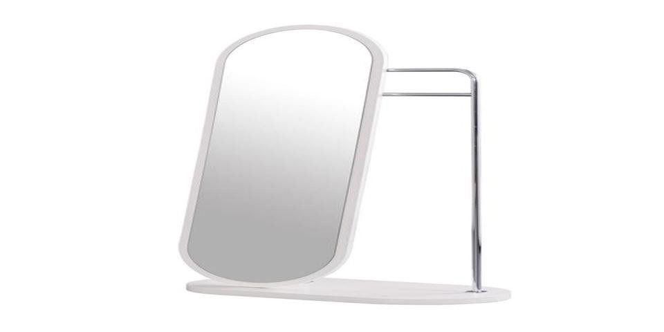 JVmoebel Kommode Elegante Kommode mit Spiegel und Schubladen in Weiß (2 St., Kommode mit Spiegel), Made in Europa