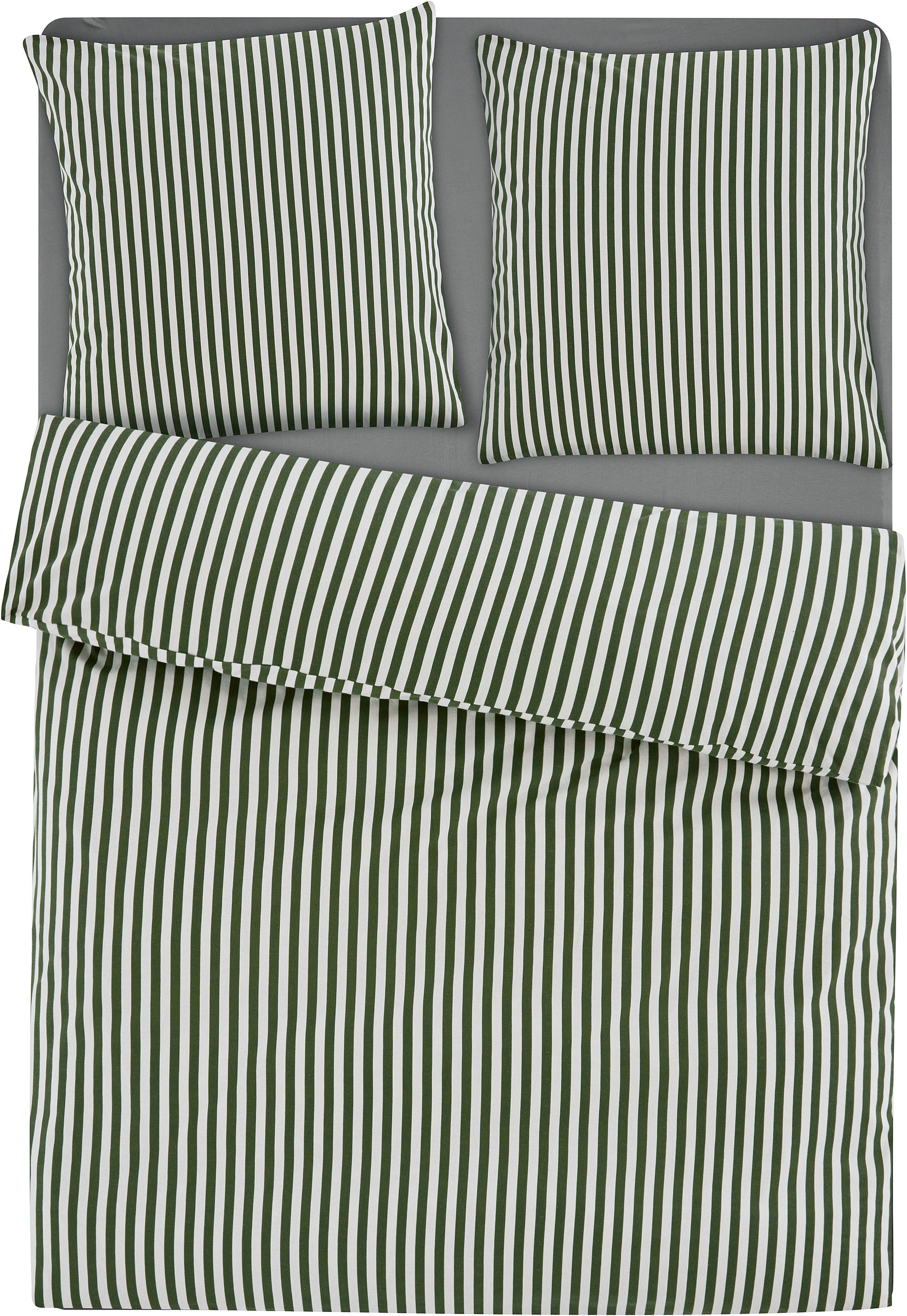 LeGer Home by Lena Gercke Bettwäsche Linnea, Flanell, 2 teilig, aus 100% Baumwolle, Streifendesign – Bild 2 von 5