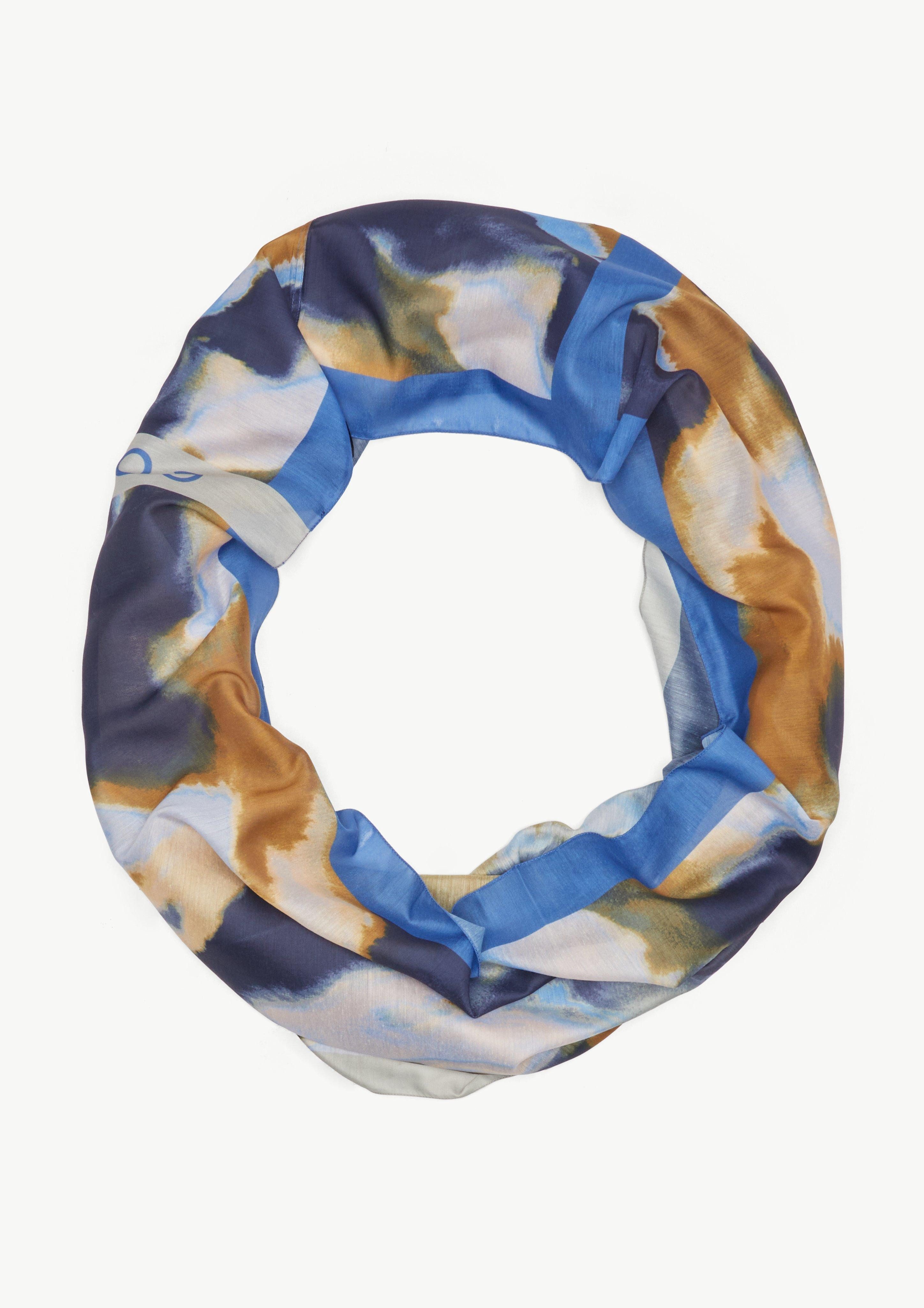 Halstuch Loop-Schal mit All-over-Print
