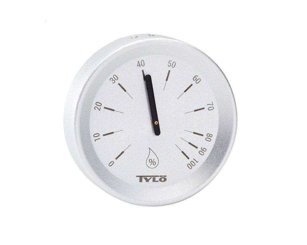 Tylö Sauna-Aufgussset Tylö Hygrometer Brilliant Silver