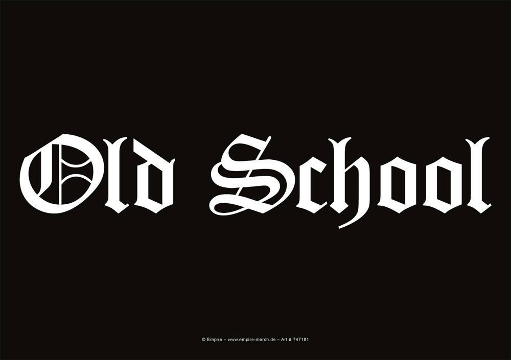 Sticker Old School - Sticker - Sticker