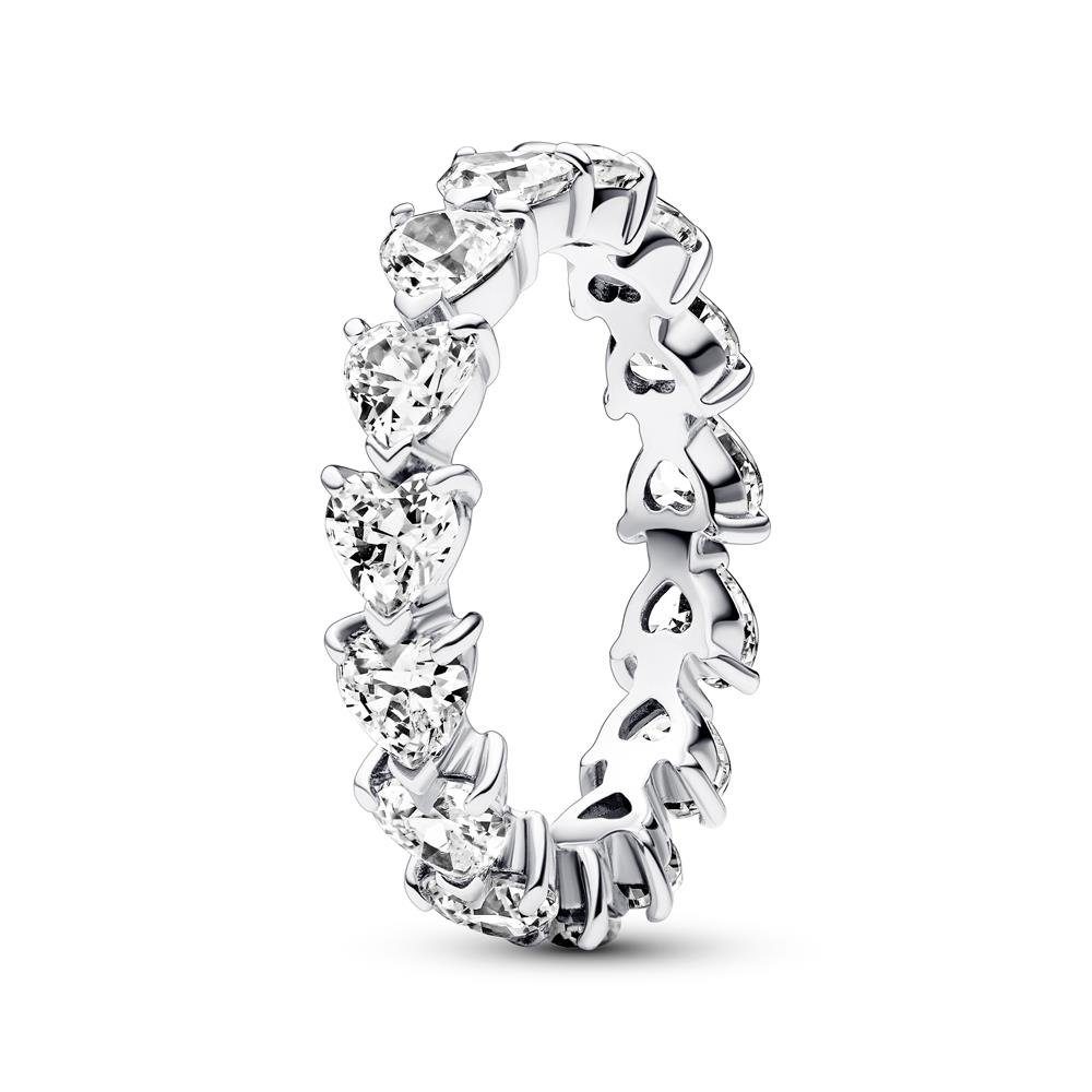 Pandora Silberring Eternity Herzring aus 925er Silber mit Zirkonia von PAND günstig online kaufen