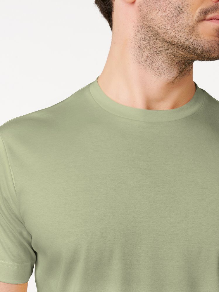 DESOTO T-Shirt Jersey T-Shirt Rundhalsausschnitt halbarm Mit Rundhalsausschnitt, Strech-Qualität