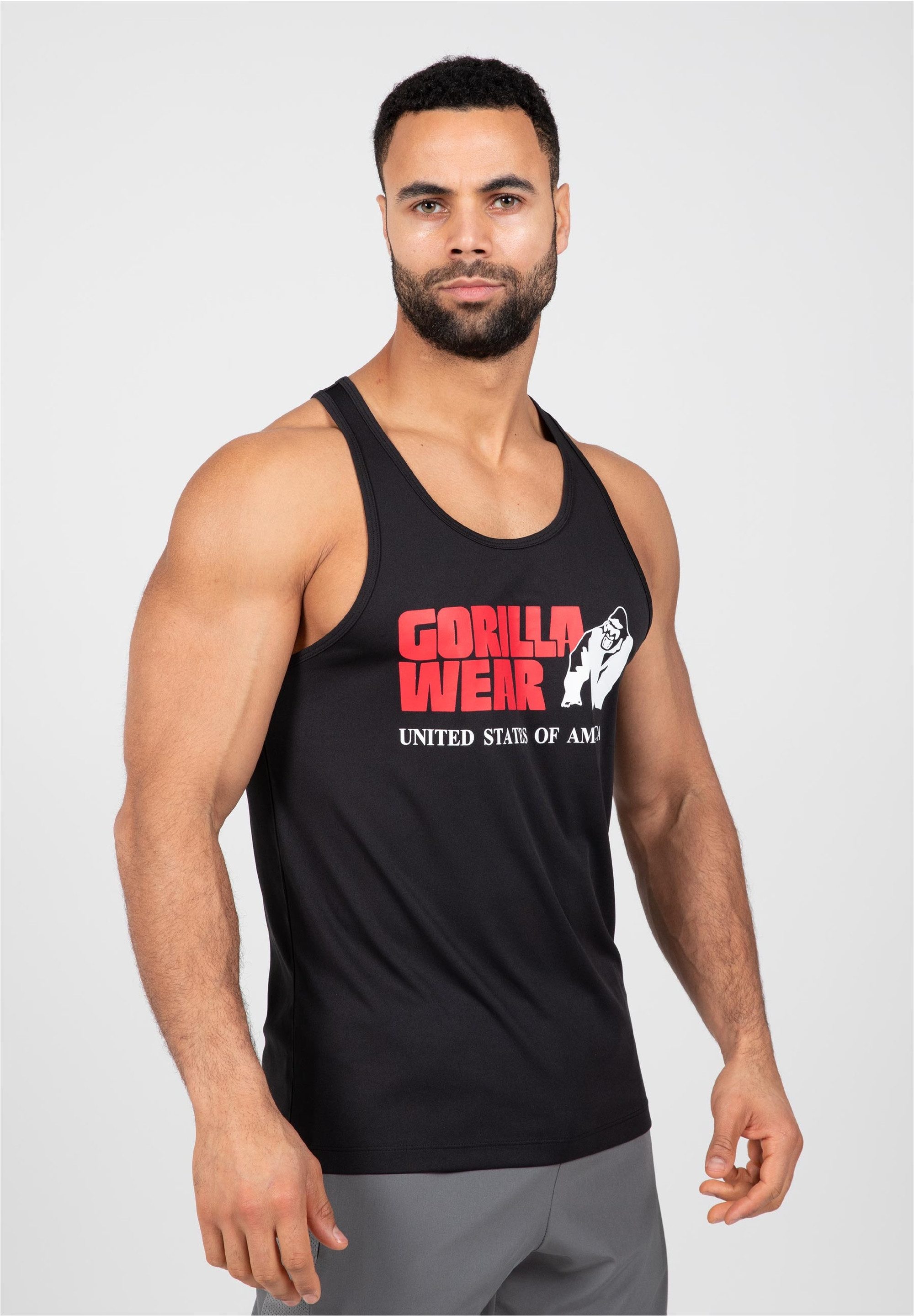 Gorilla Wear Muskelshirt mit großem Logoprint günstig online kaufen