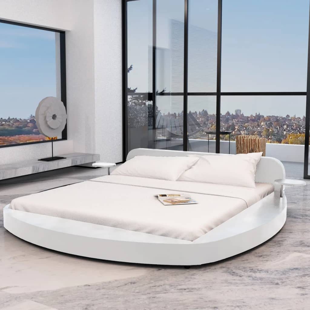 Lattenrost, »Bett mit Matratze Weiß Kunstleder 180×200 cm«, vidaXL online  kaufen | OTTO