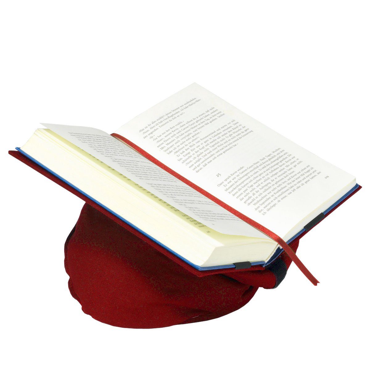 Buchstütze LESELOTTE Buchkissen rot