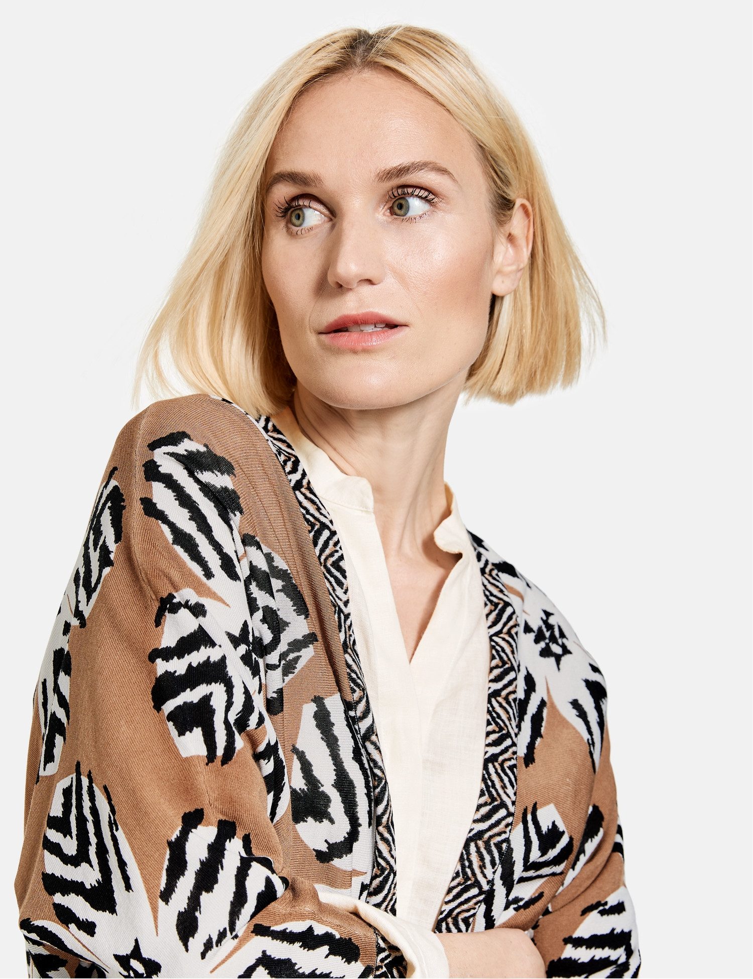 GERRY WEBER Strickpullover Oversize Jacke