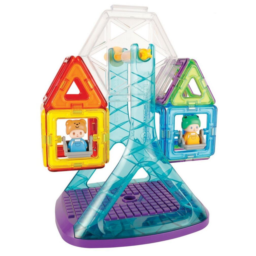 MAGFORMERS Carnival Plus 48 Piece Magnetic Building Set. Makes Fair Rides With Konstruktions-Spielset, (Packung)