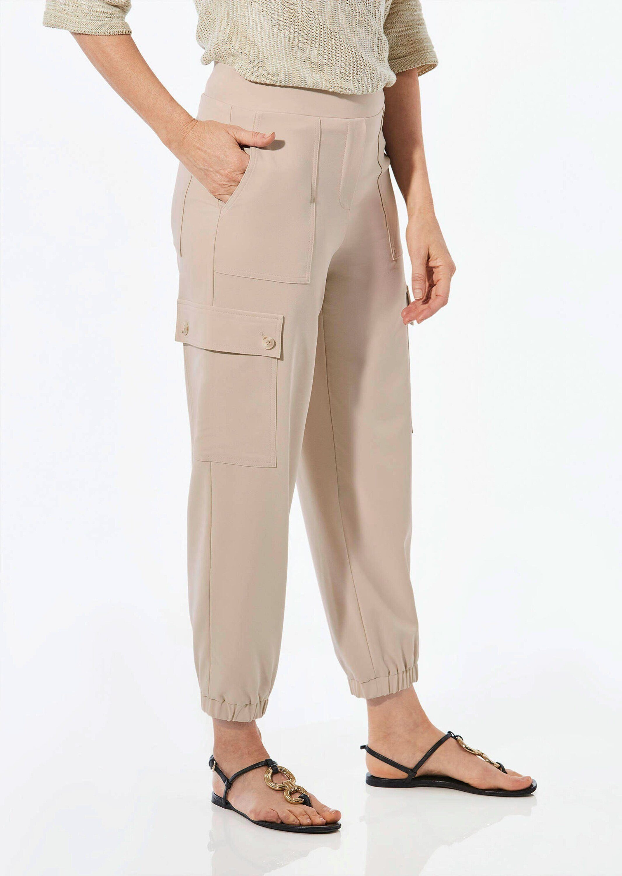 GOLDNER Stoffhose Hose im Cargo-Look