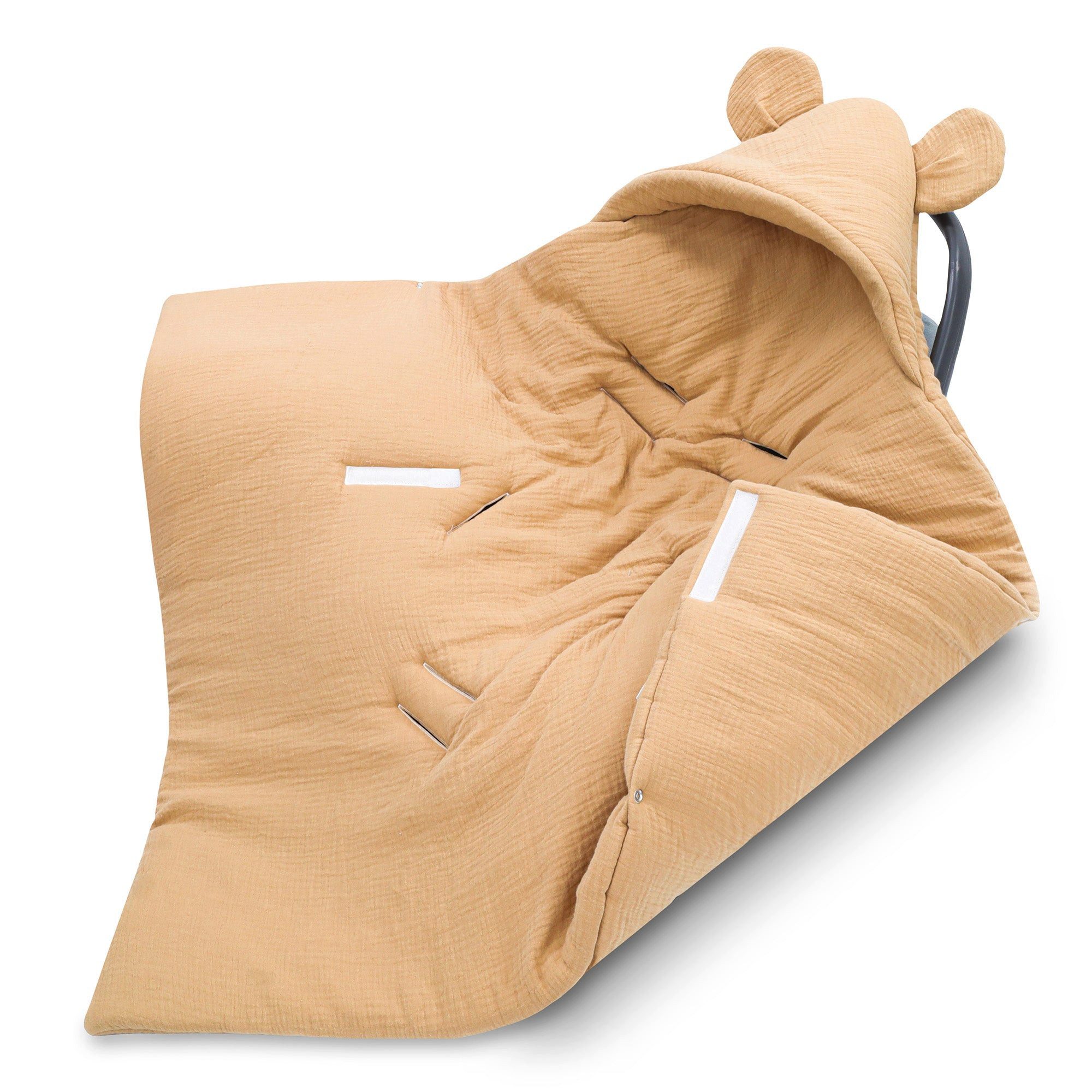Einschlagdecke Einschlagdecke Musselin 90x90 cm Beige