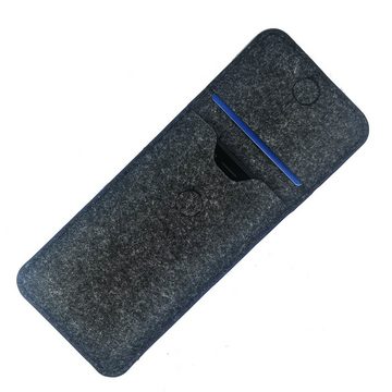 K-S-Trade Handyhülle für Oppo Reno10 Pro Global, Handy-Hülle Schutz-Hülle Filztasche Pouch Tasche Case Sleeve