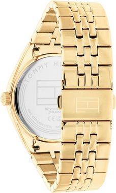 Tommy Hilfiger Multifunktionsuhr CLASSIC, 1782592, Quarzuhr, Armbanduhr, Damenuhr, Datum, 12/24-Stunden-Anzeige