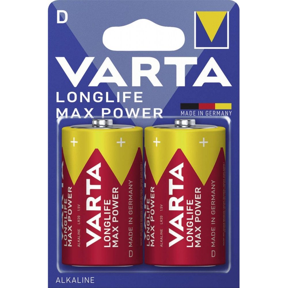 Varta 4720 LONGLIFE Max Power D Mono-Batterien 2er Blister Akku