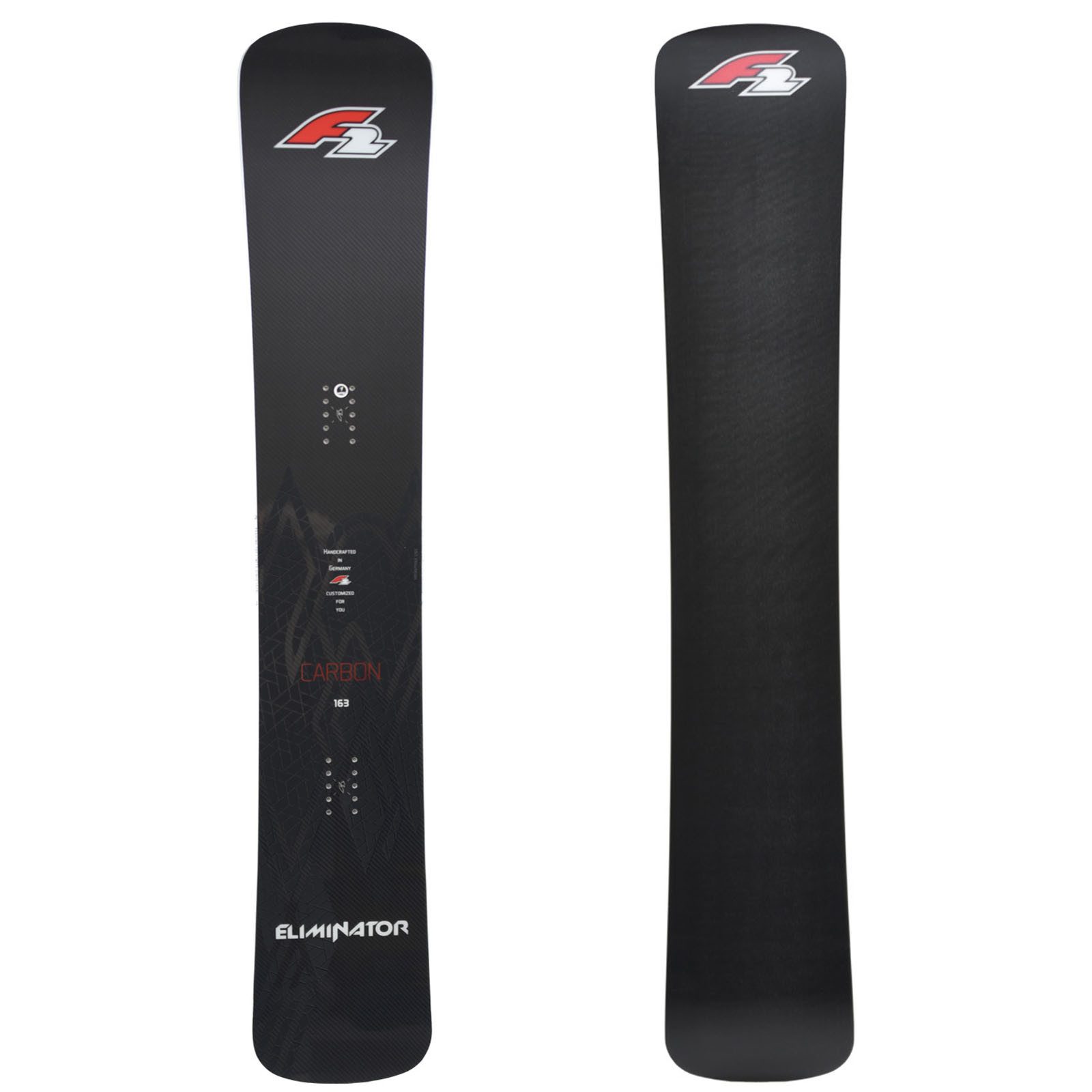 Snowboard F2 Snowboard Eliminator Carbon Race 153 cm Schwarz 2024/25