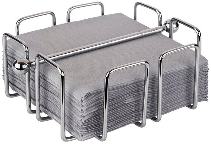 Buddy's Serviettenhalter, Metall, (1-tlg), verchromt, für 50 Servietten
