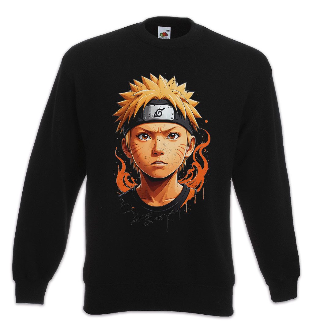 Sweatshirt Anime Ninja Portrait Sweatshirt Shinobi System Naruto Dattebayo Sakura
