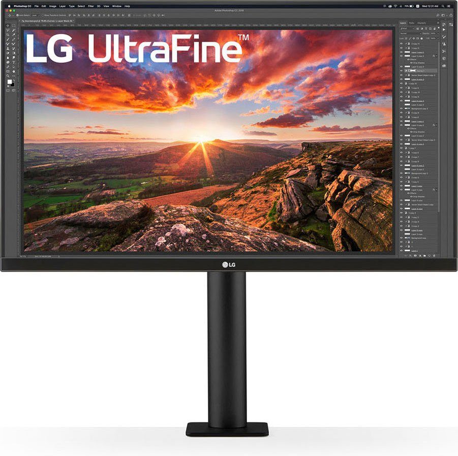 LG 27UN880P Ergo Monitor (69 cm/27 ", 3840 x 2160 px, 4K Ultra HD, 5 ms Reaktionszeit, 60 Hz, IPS)