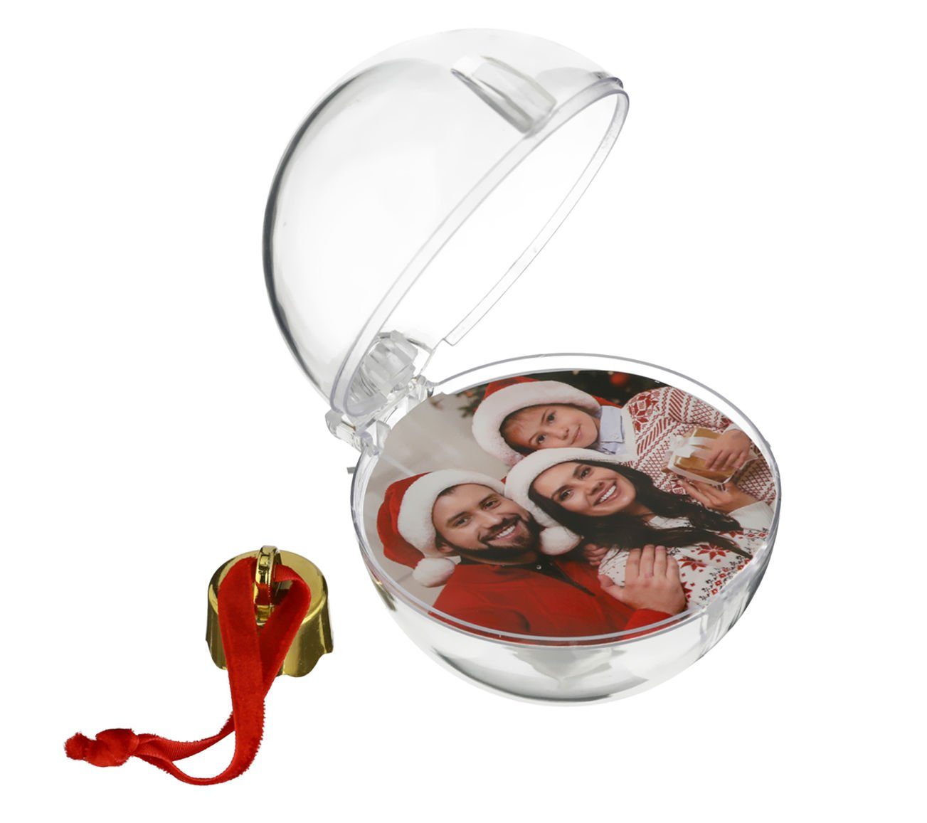 Spetebo Weihnachtsbaumkugel DIY Christbaum Kugeln - 12er Set - Weihnachten, individuell personalisierbar – Bild 3 von 3