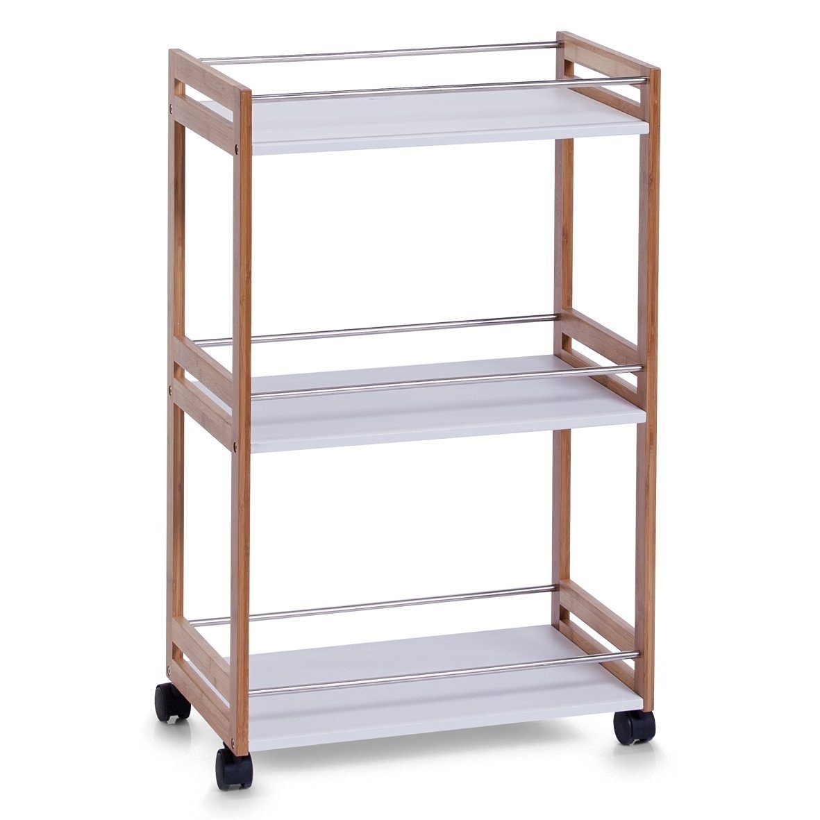Zeller Present Badregal ZELLER Bad-Rollwagen, Bamboo und MDF