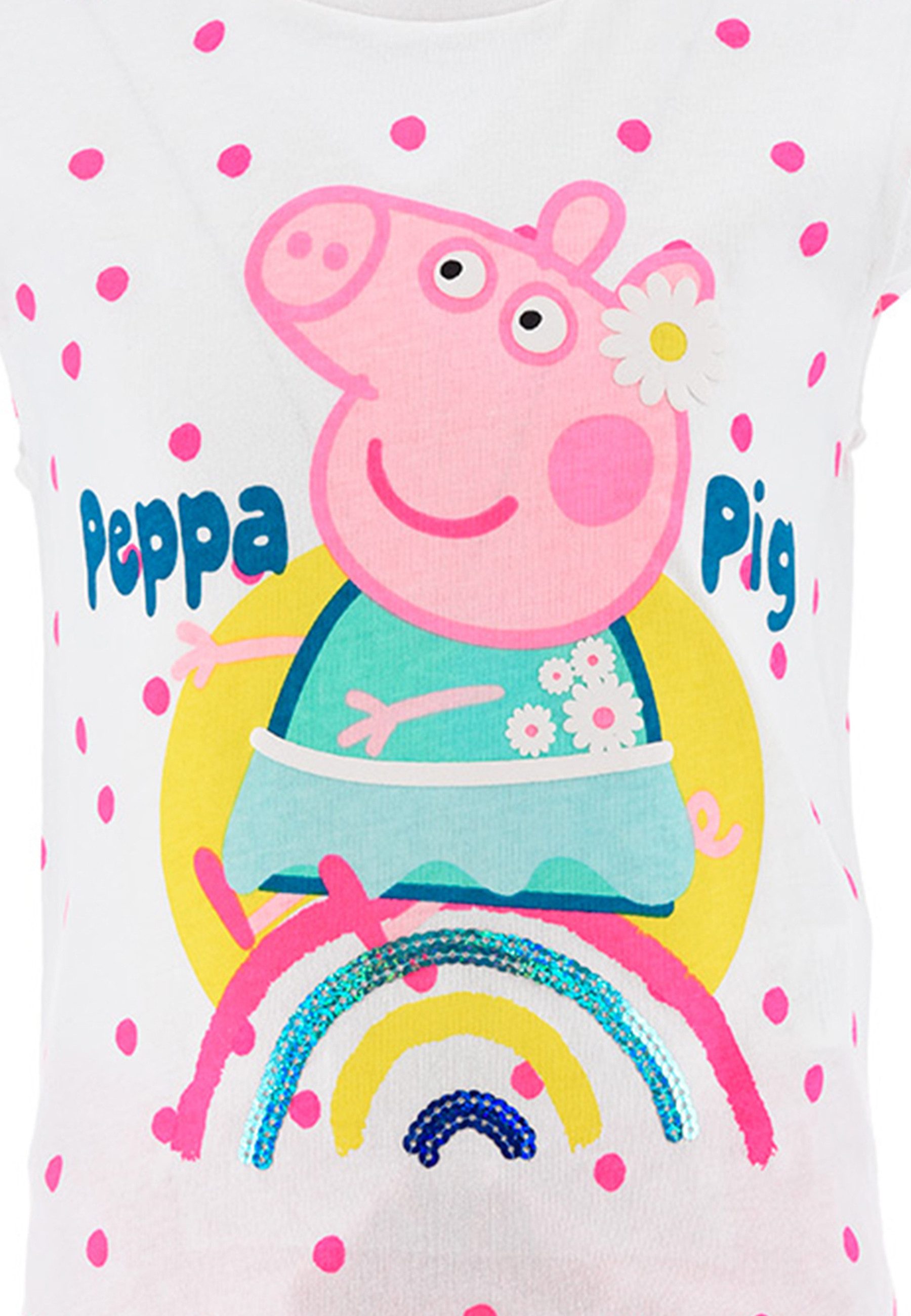 Peppa Pig T-Shirt & Shorts Peppa Wutz Bekleidungs-Set (2-tlg) Shorty