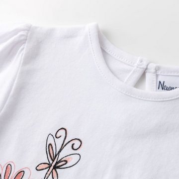 suebidou Longsleeve Süßes Langarmshirt für Babygirls mit niedlichem Print Blumenwiese