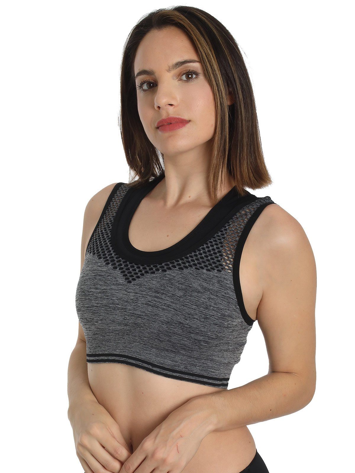 Sassa Sport-BH Sport-BH SPORTS BRAS GLOBAL RECYCLING (Stück, 1-tlg) recyceltes Material