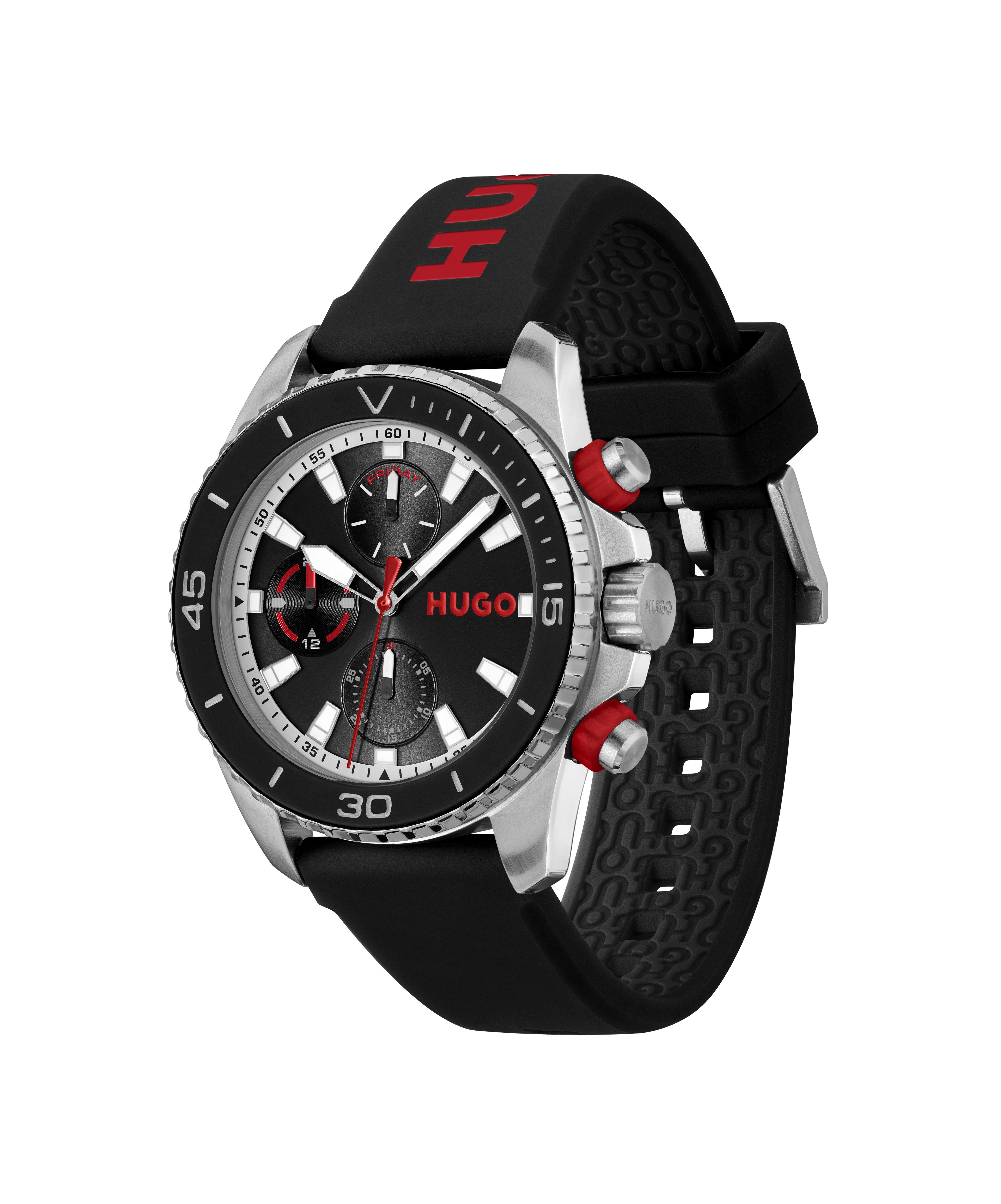HUGO Multifunktionsuhr #DIVE 1530427, Quarzuhr, Armbanduhr, günstig online kaufen