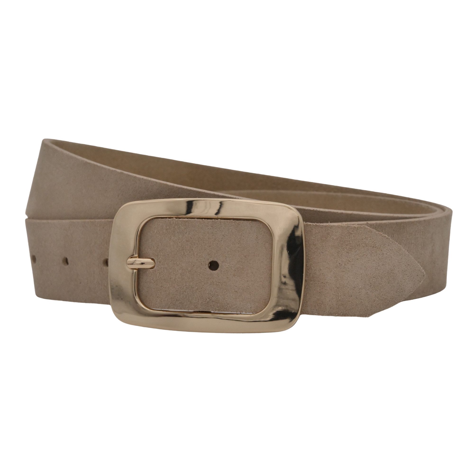 Ledergürtel AnnaMatoni Damen Ledergürtel in hochwertigem Velour Leder 3,5cm
