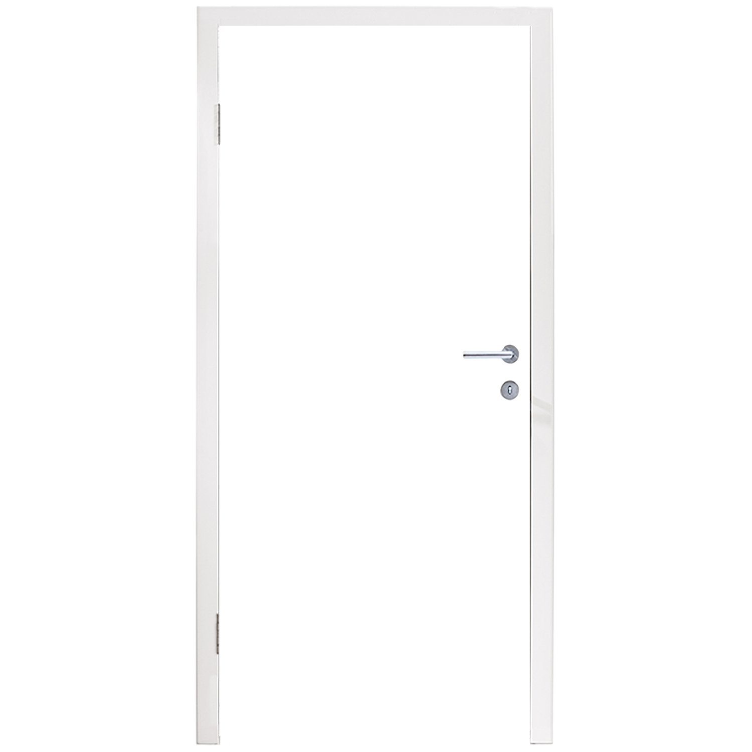 MuchoWow Türtapete (1 Türaufkleber, Fototapete Matt, - für bedruckt, St), cm Weiß - Farben Neutral, Tür, 75x205