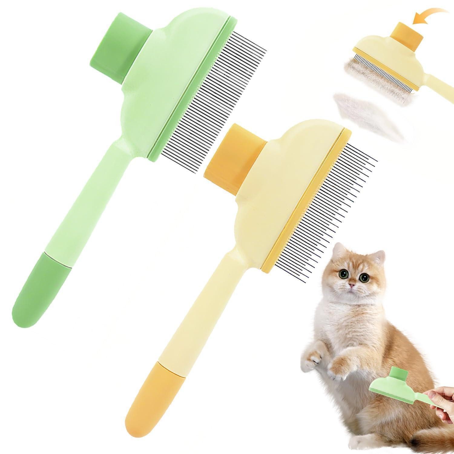 LuxusKollektion Fellbürste Katzenbürste Langhaar Selbstreinigend