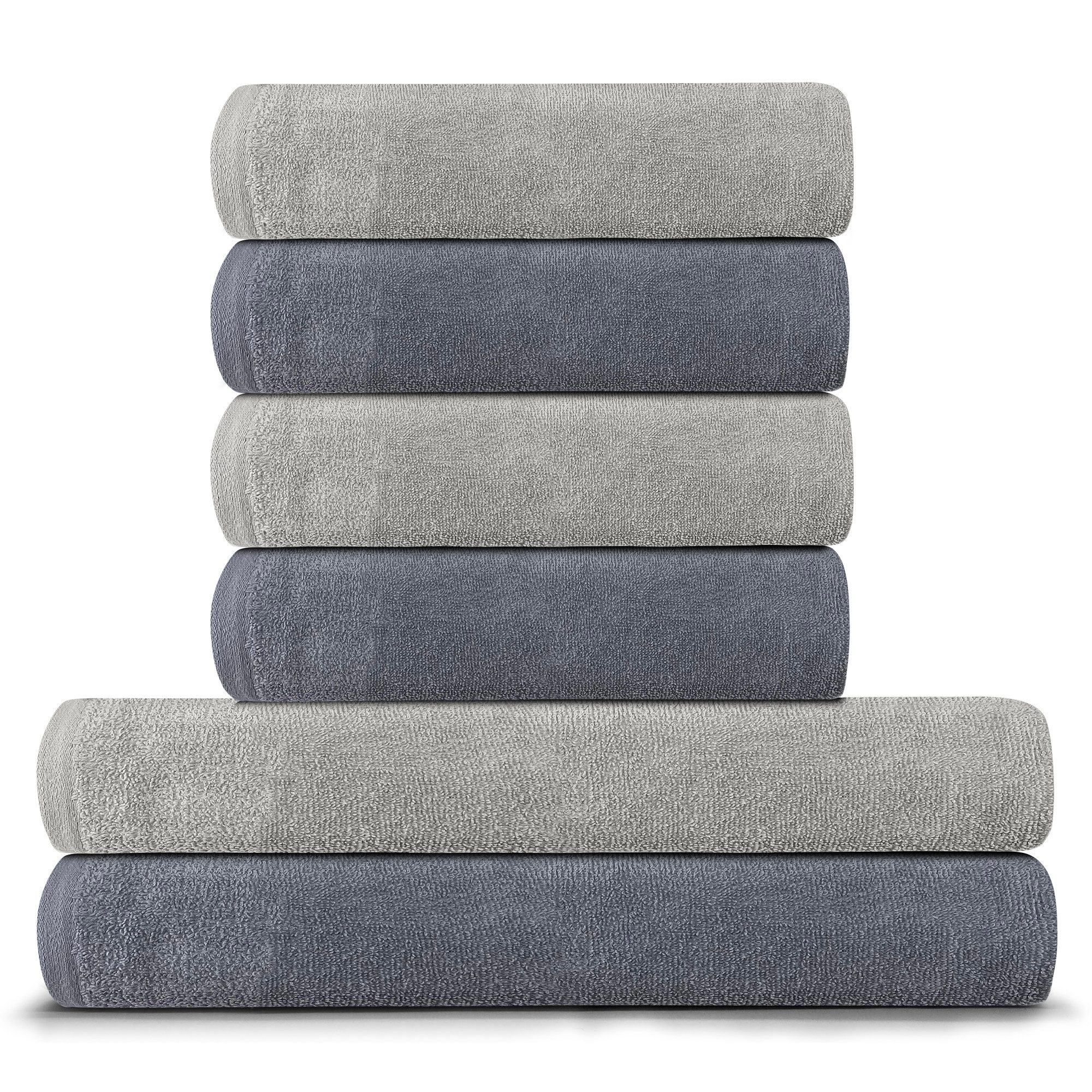 BARBONS Handtuch Set Handtücher 6-tlg, 2x günstig online kaufen