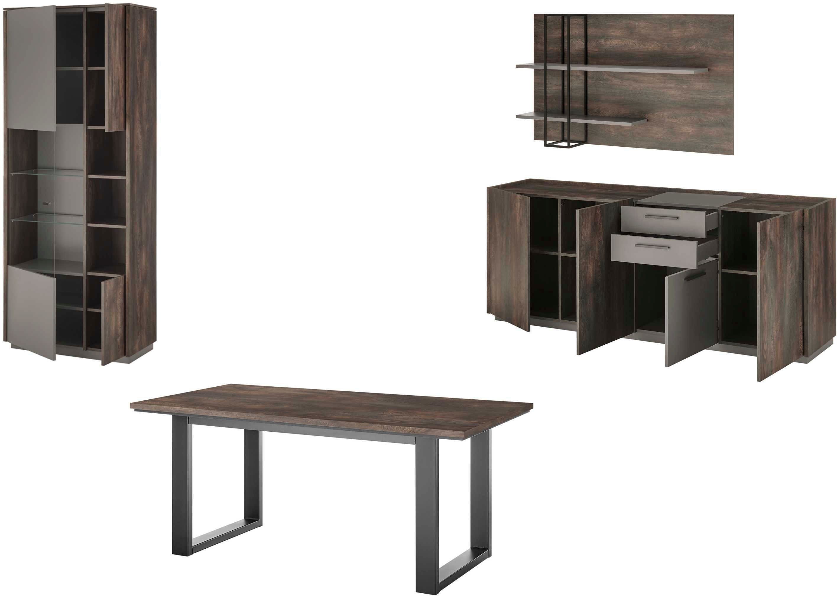 Home affaire Esszimmer-Set LARGO, (Set, 4-St)