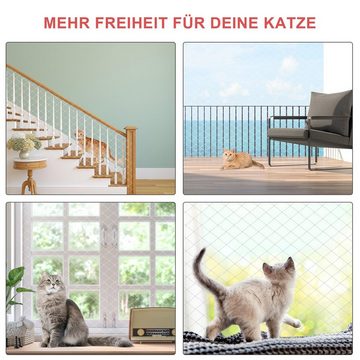Randaco Schutznetz Katzennetz Katzenschutznetz Balkonnetz Kippfenster-Schutzgitter 3x8m