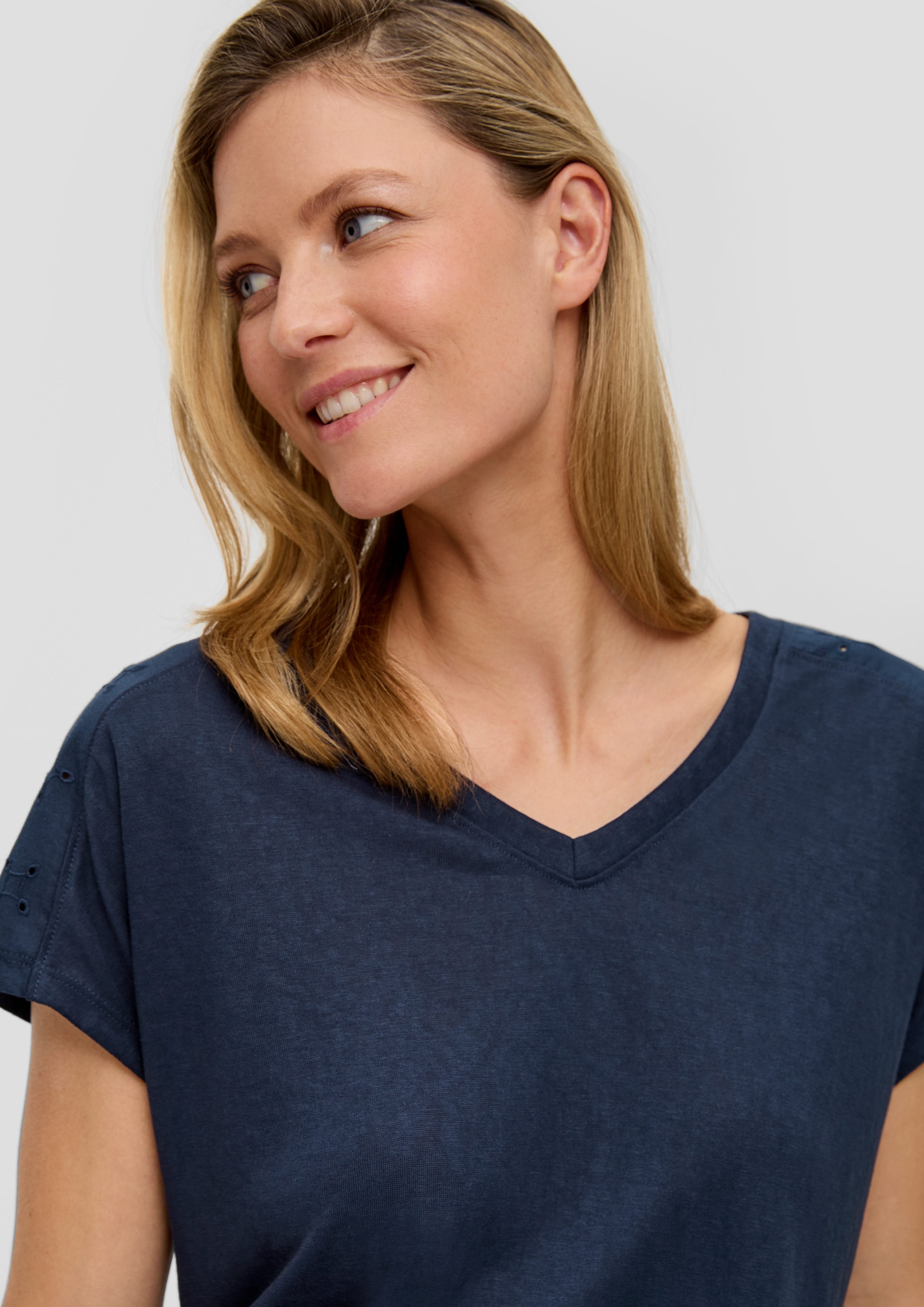 s.Oliver Shirttop Jersey-T-Shirt im Relaxed Fit günstig online kaufen