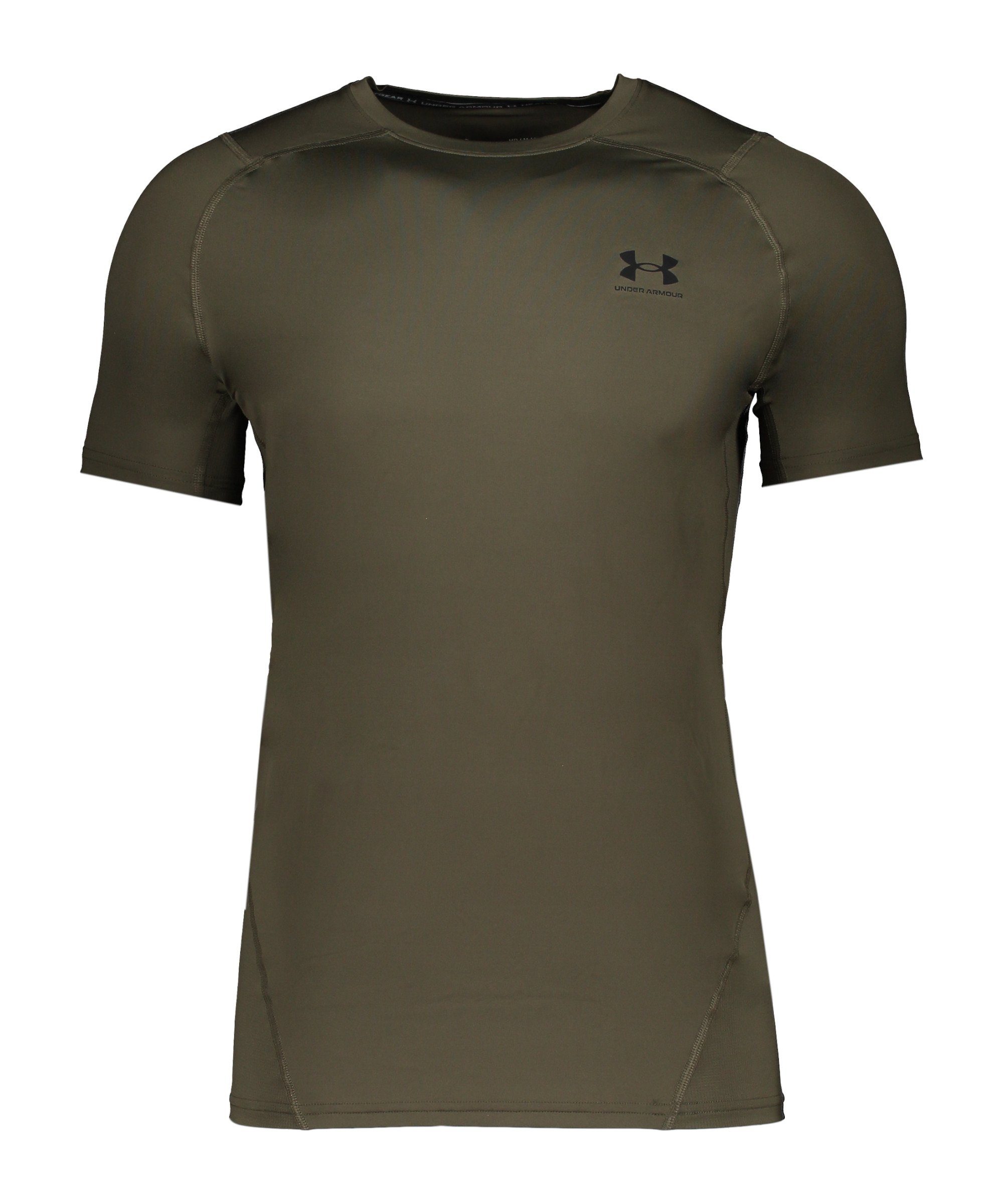 Under Armour® T-Shirt HG Fitted T-Shirt default gruenschwarz