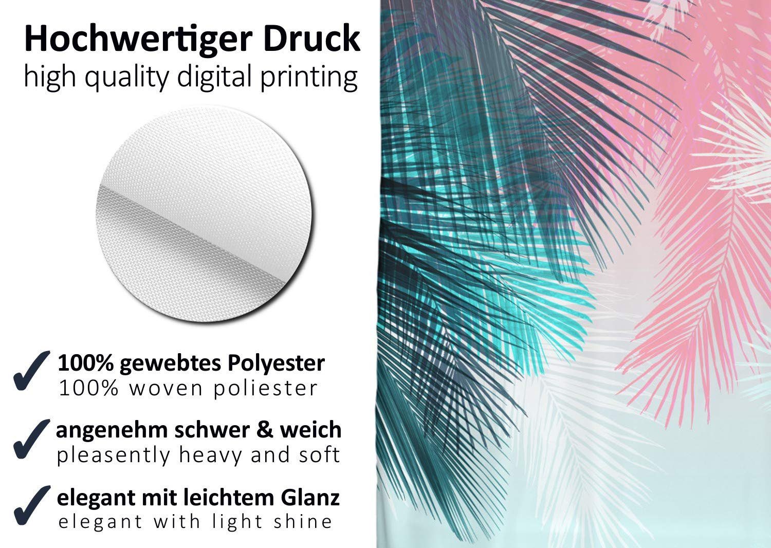 Arteneur Duschvorhang Breite 150 cm, Anti-Schimmel Beschichtet, Beschwerter günstig online kaufen