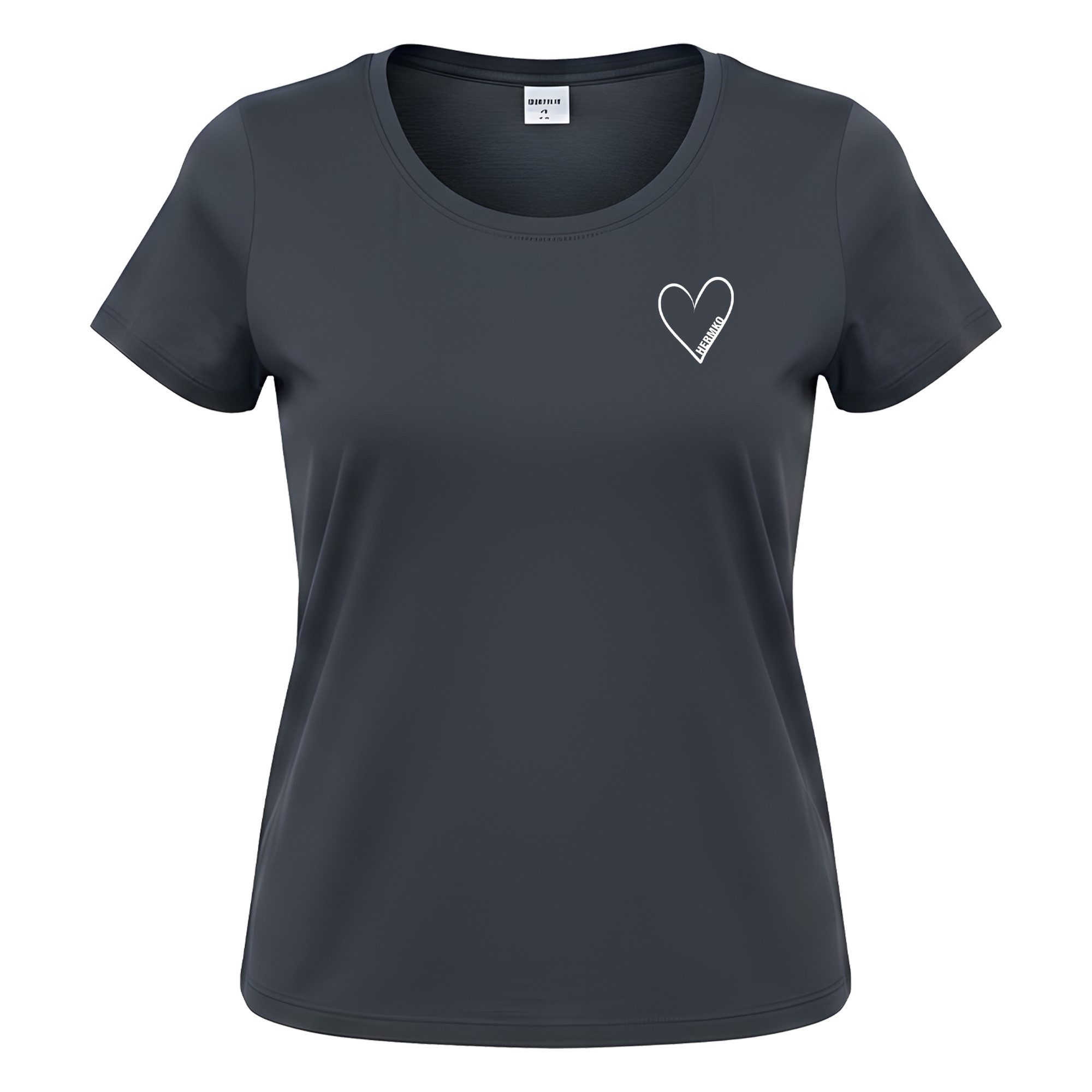 HERMKO Kurzarmshirt 701180055 T-Shirt 100% Bio-Baumwolle mit Druckmotiv hergestellt in EU