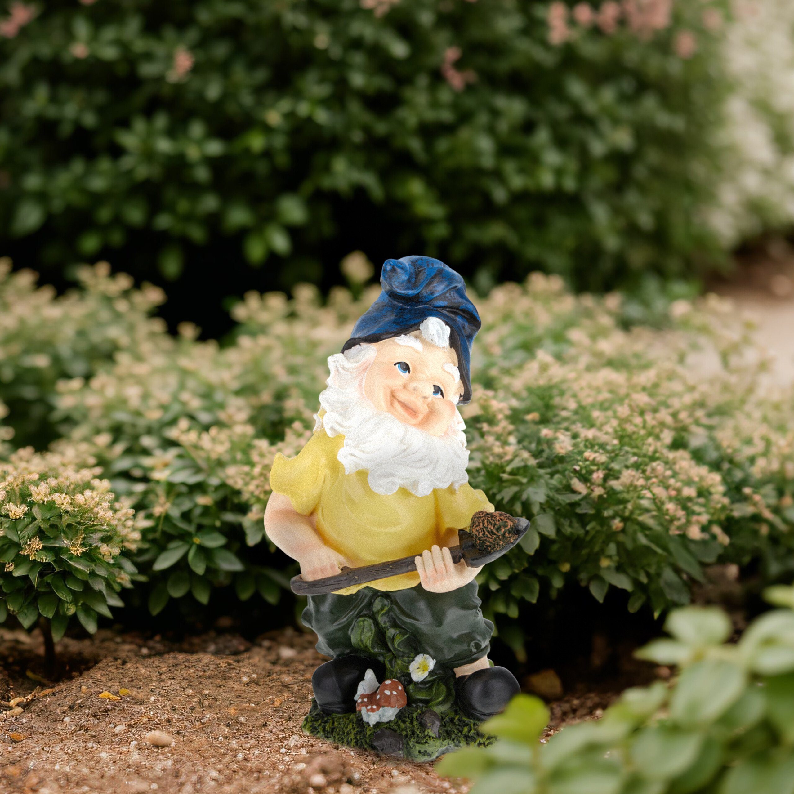relaxdays Gartenzwerg mit Schaufel