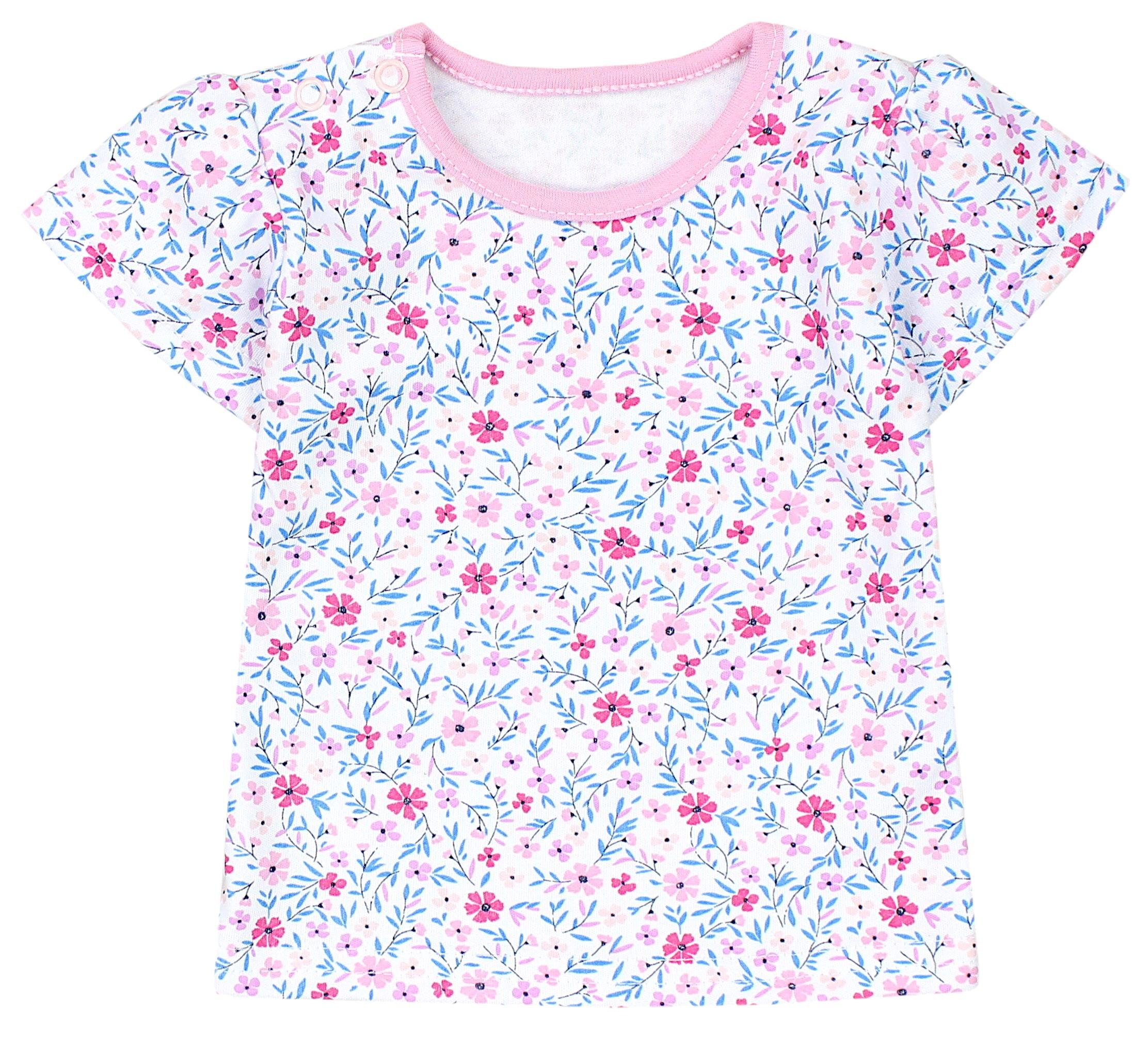 Mini Teddy Set Gemustert Aprikose Bunt Nice 5er Power Rosa Mama's Mädchen T-Shirt Girls Kurzarm Baby T-Shirt TupTam Mintgrün TupTam