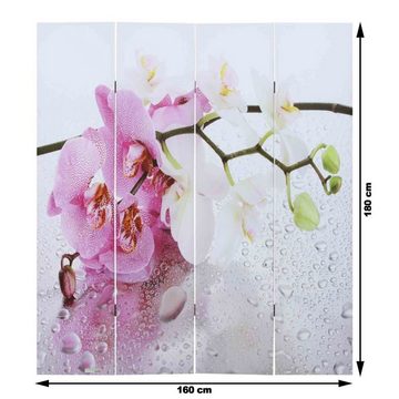 Makika Paravent Trennwand / Raumteiler Faltbar - Mixed Blossom